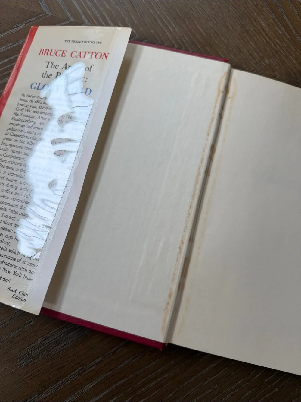 'Glory Road' Bruce Catton the army of the Potomac hardcover 1952